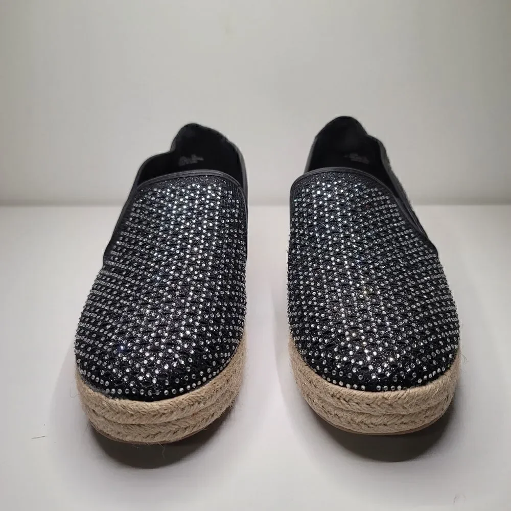 NEW Andiamo arosa jeweled espadrille slip …